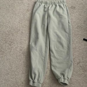 Green Brandy Melville Rosa Sweatpants